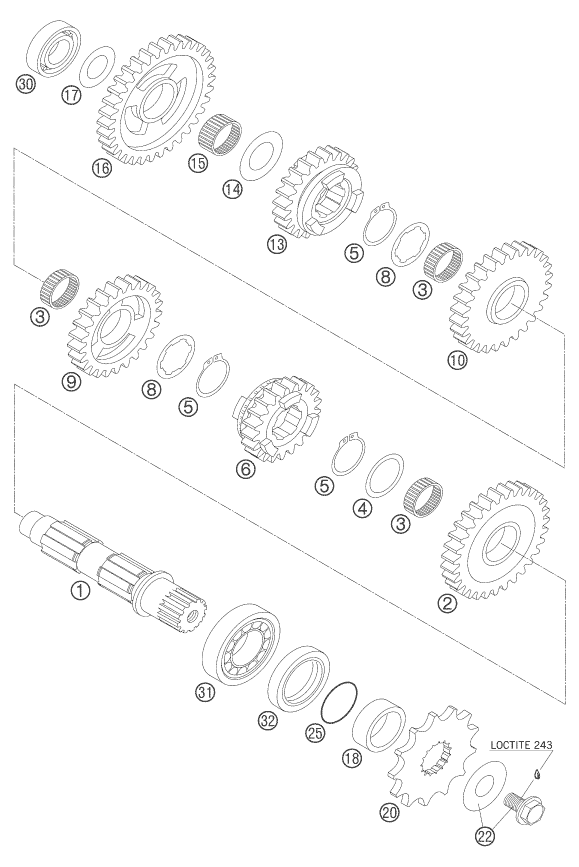 KTM EXC 525 2007 engine rebuild